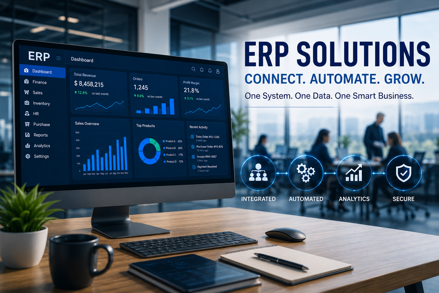 ERP Solutions: How They Help Businesses Work Smarter